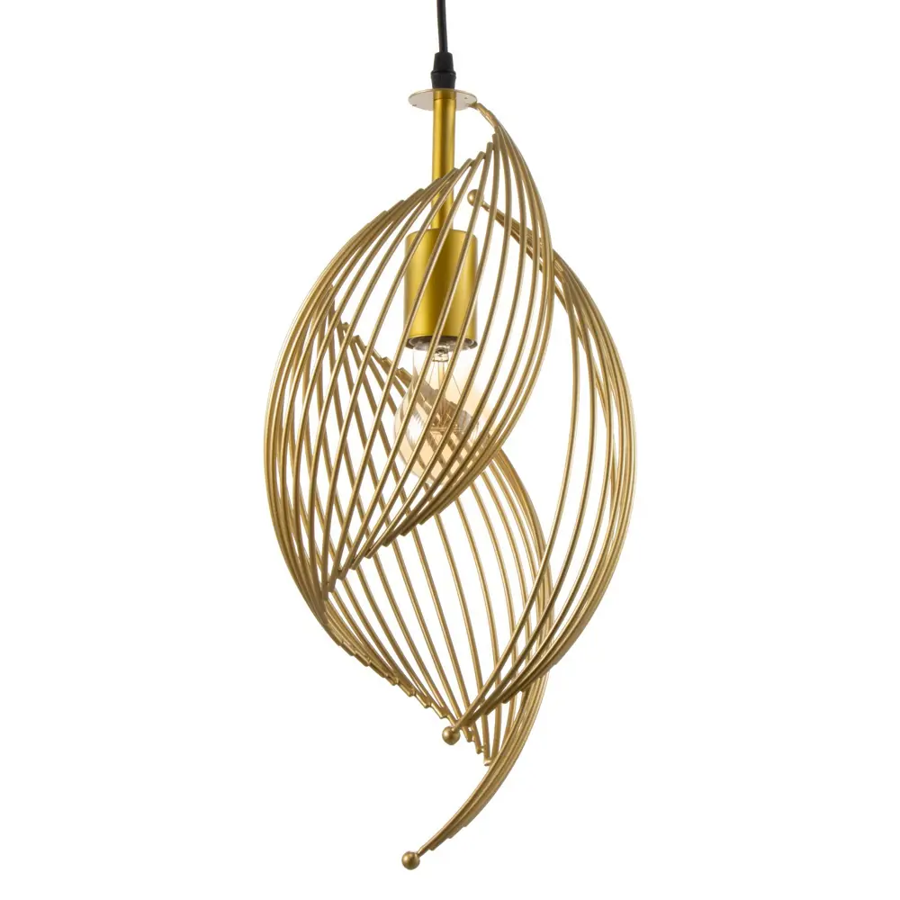 Фото 2 Светильник подвесной Bayerlux Сима-ленд 7557305 1 лампа 3 м² цвет золотой Фото 2 Светильник подвесной Bayerlux Сима-ленд 7557305 1 лампа 3 м² цвет золотой