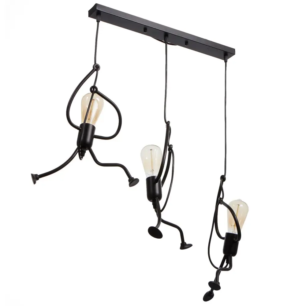 Фото 2 Светильник подвесной Bayerlux Сима-ленд 6712023 1 лампа 3 м² цвет черный Фото 2 Светильник подвесной Bayerlux Сима-ленд 6712023 1 лампа 3 м² цвет черный