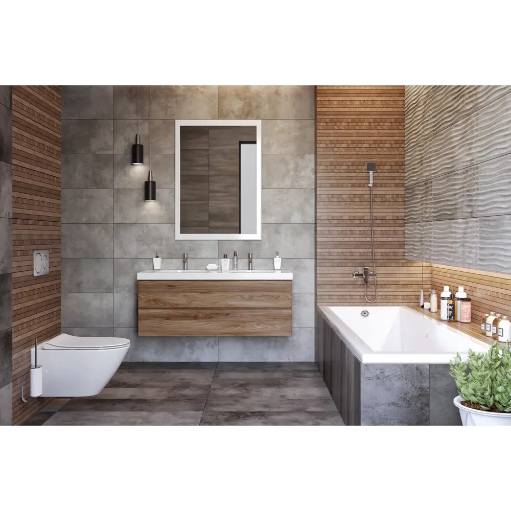 Фото 5 Керамическая плитка Eurotile Millennium 942 32.5x100см цвет черный Фото 5 Керамическая плитка Eurotile Millennium 942 32.5x100см цвет черный