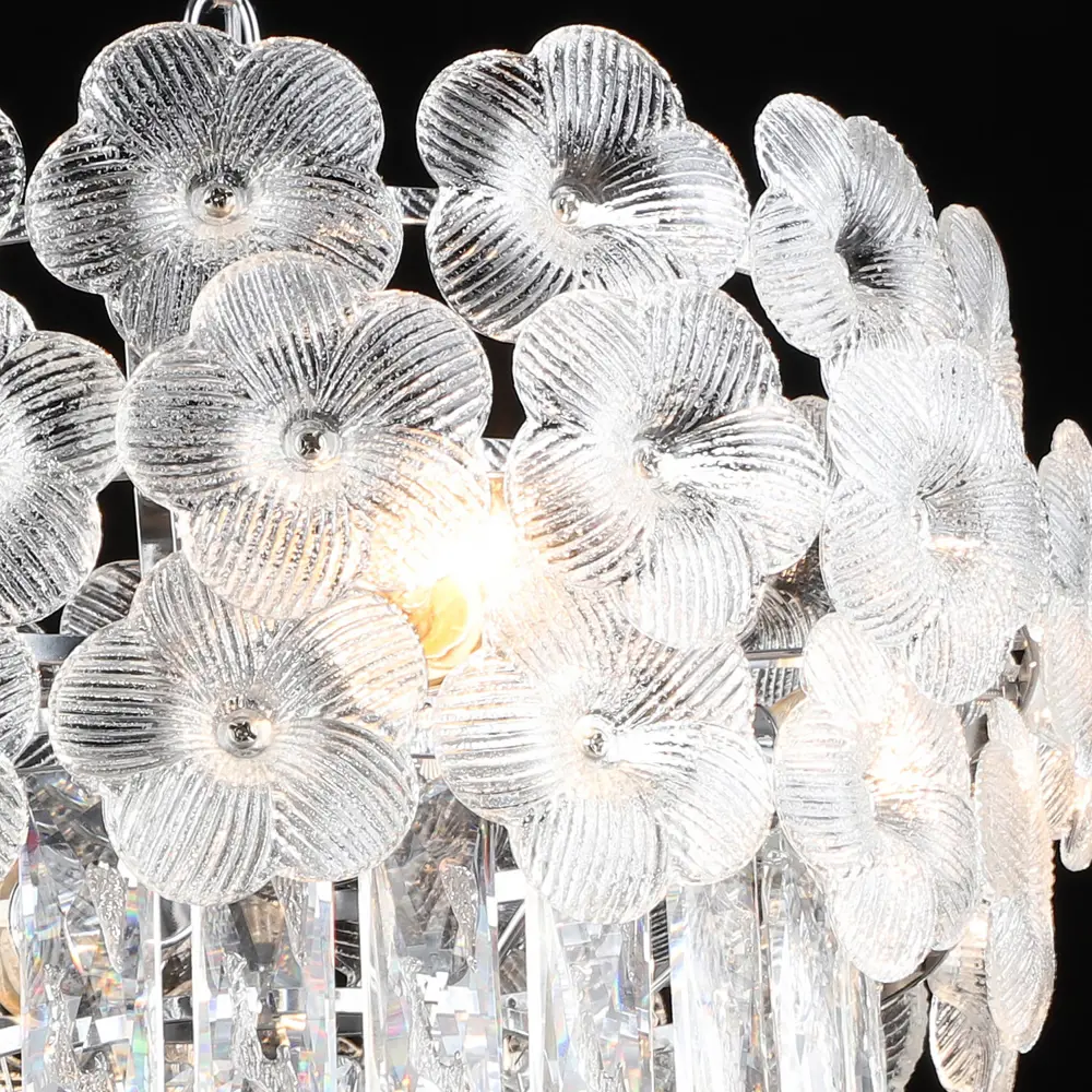 Фото 2 Люстра подвесная Reluce ch Rlc_02447-0.4-04_ch 4 лампы 24 м² цвет хром/прозрачный Фото 2 Люстра подвесная Reluce ch Rlc_02447-0.4-04_ch 4 лампы 24 м² цвет хром/прозрачный