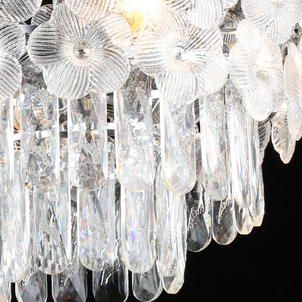 Фото 3 Люстра подвесная Reluce ch Rlc_02447-0.4-04_ch 4 лампы 24 м² цвет хром/прозрачный Фото 3 Люстра подвесная Reluce ch Rlc_02447-0.4-04_ch 4 лампы 24 м² цвет хром/прозрачный