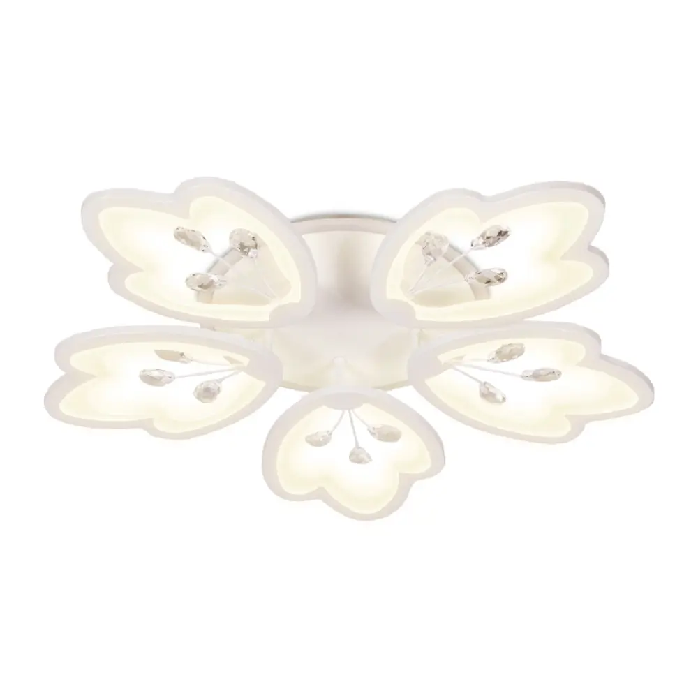 Фото 2 Люстра потолочная светодиодная Ambrella Light AMBR_FA510 Acrylica с пультом управления 18 м² нейтральный белый свет цвет белый