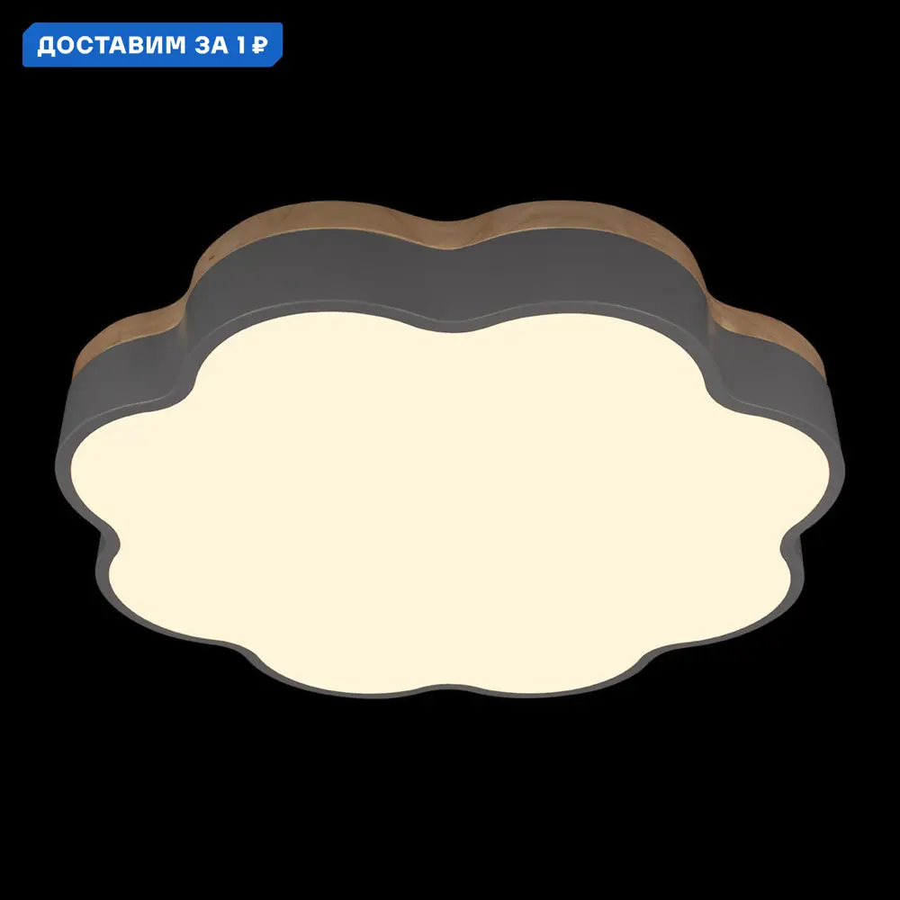 Фото Светильник настенно-потолочный светодиодный Loft it Axel 7.8 м² холодный белый (голубой) свет цвет серый/серебристый Фото Светильник настенно-потолочный светодиодный Loft it Axel 7.8 м² холодный белый (голубой) свет цвет серый/серебристый