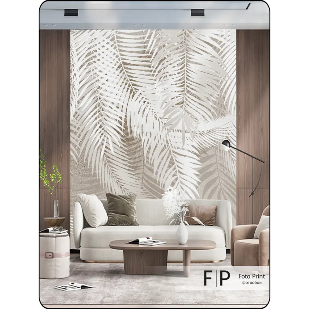 Фото 3 Фотообои флизелиновые Foto Print Пушистые пальмы 04-466-А-2-2.7, 200x270 см