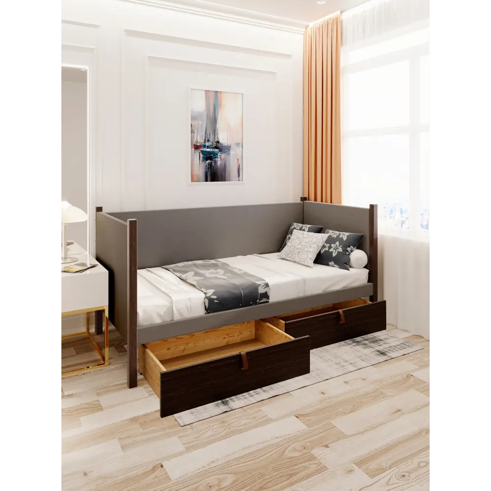 Фото 6 Кровать Solarius Классика 180x80 см светло-серый/венге tahta-spin-obiv-rs15-80-180ven-orto-2yash Фото 6 Кровать Solarius Классика 180x80 см светло-серый/венге tahta-spin-obiv-rs15-80-180ven-orto-2yash