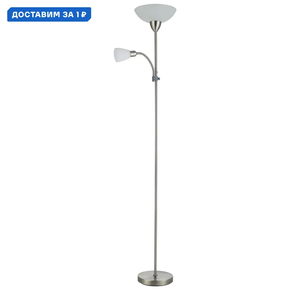 Фото Торшер Velante 315 цвет серый/серебристый