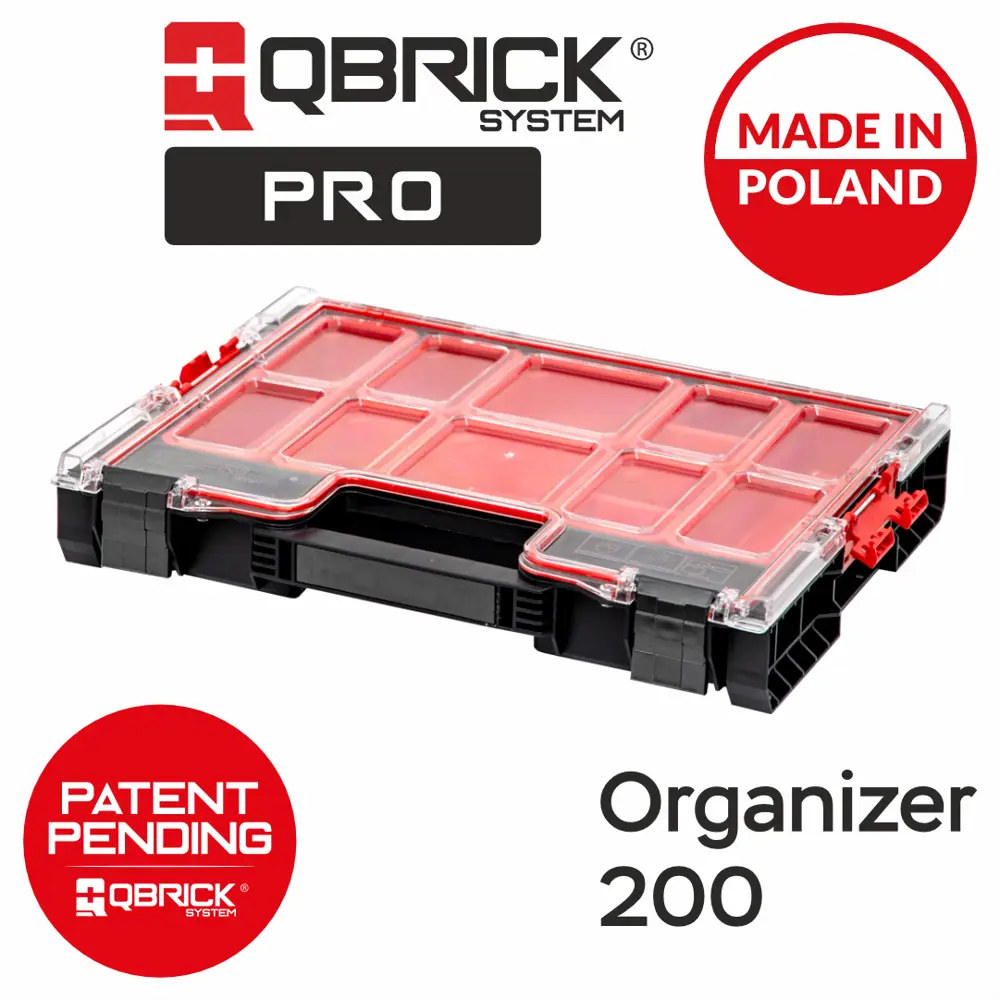 Фото 4 Ящик для инструментов Qbrick System QS PRO Organizer 200 460x370x105 мм, пластик Фото 4 Ящик для инструментов Qbrick System QS PRO Organizer 200 460x370x105 мм, пластик