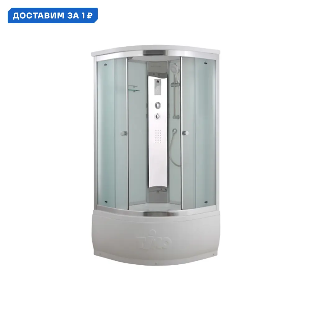 Фото Душевая кабина Timo Comfort T-8890F 90x90 см стекло прозрачное матовое поддон высокий Фото Душевая кабина Timo Comfort T-8890F 90x90 см стекло прозрачное матовое поддон высокий