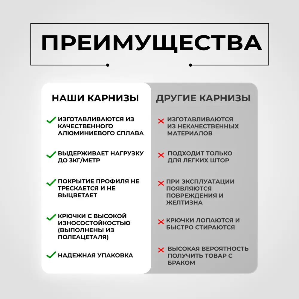 Фото 2 Карниз для штор однорядный KarnizPRO шторы Лпкк-80-з, 80 см алюминиевый, цвет белый Фото 2 Карниз для штор однорядный KarnizPRO шторы Лпкк-80-з, 80 см алюминиевый, цвет белый