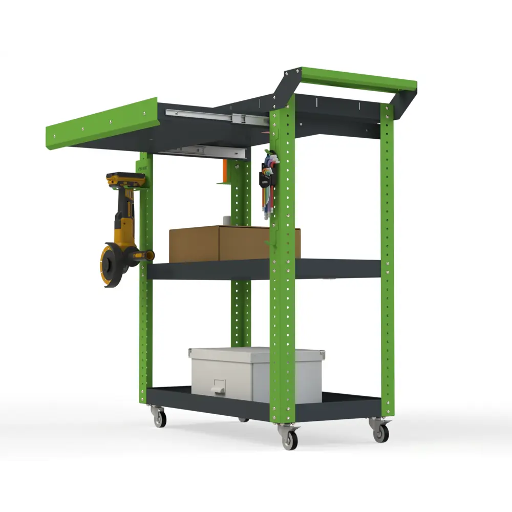 Фото Тележка инструментальная Metalex 118601 Тип 1А 700х400х950 мм Фото Тележка инструментальная Metalex 118601 Тип 1А 700х400х950 мм