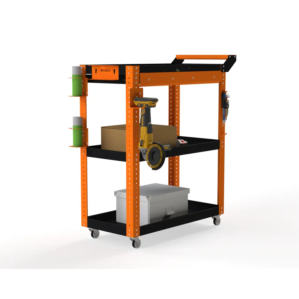 Фото 3 Тележка инструментальная Metalex 118616 Тип 1А 800х400х950 мм Фото 3 Тележка инструментальная Metalex 118616 Тип 1А 800х400х950 мм
