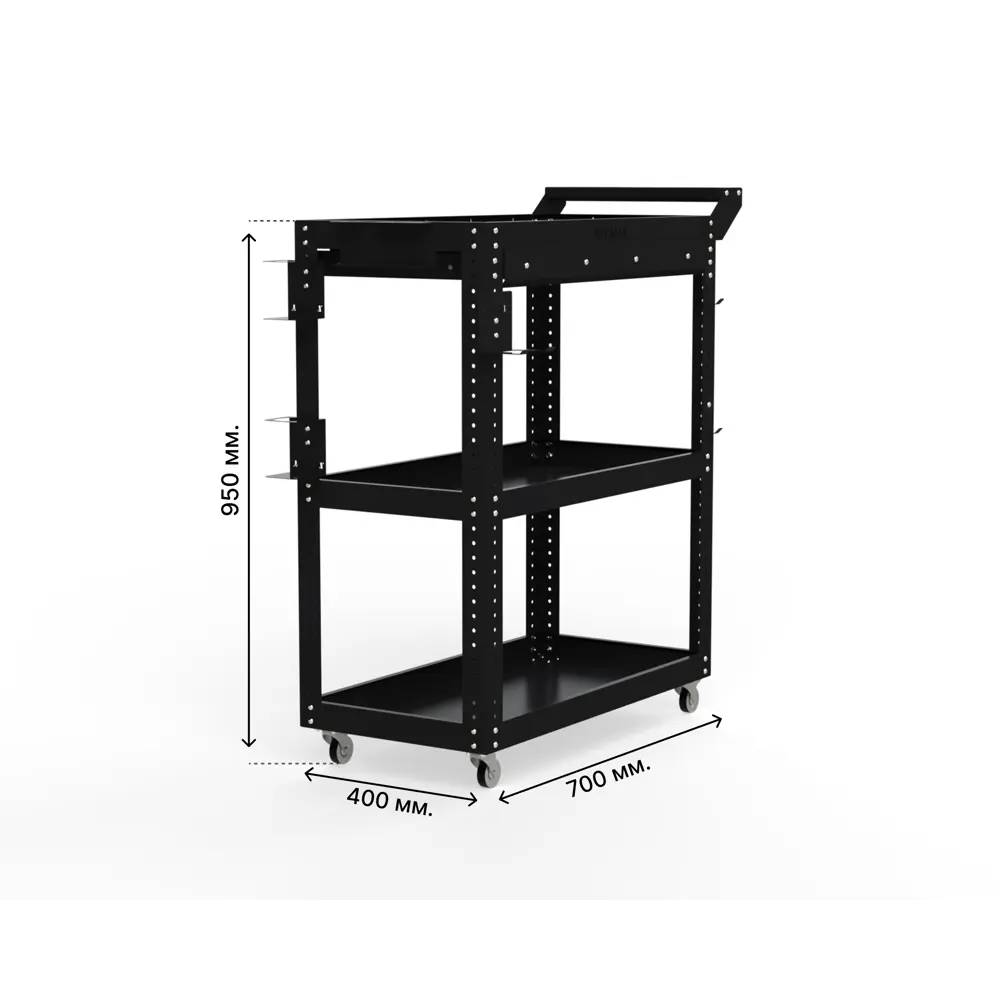 Фото 2 Тележка инструментальная Metalex 118645 Тип 1А 900х400х950 мм Фото 2 Тележка инструментальная Metalex 118645 Тип 1А 900х400х950 мм