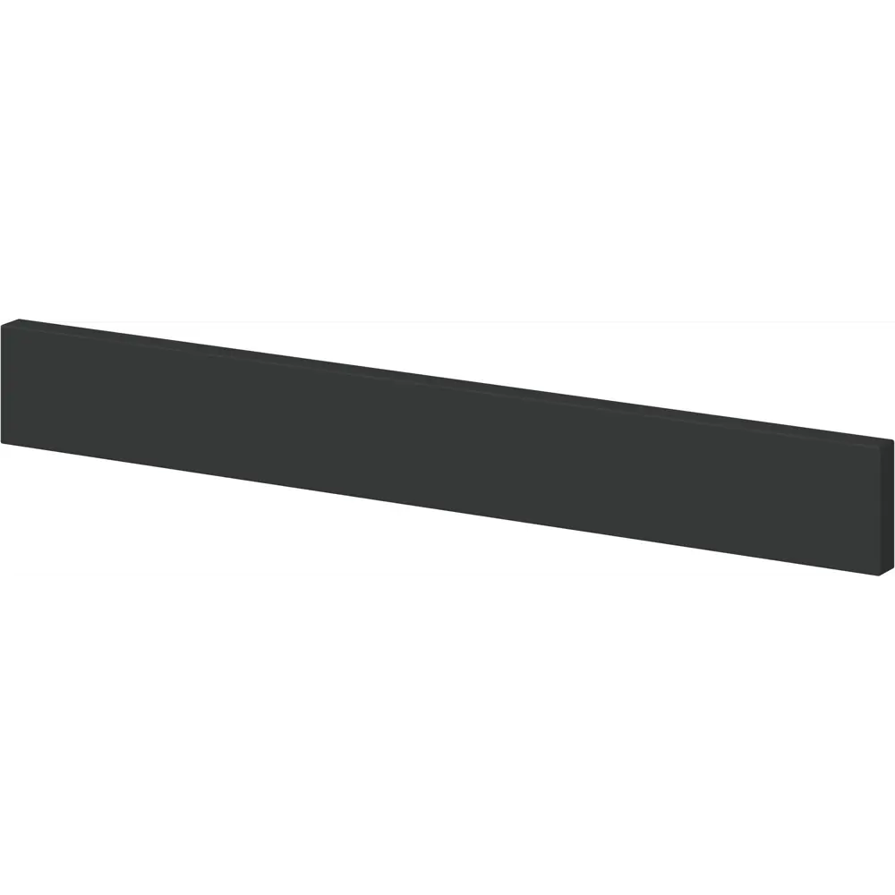 Фото 4 Фасад для кухонного шкафа Неро 59.7x7.3 см KONSENSA ЛДСП цвет серый