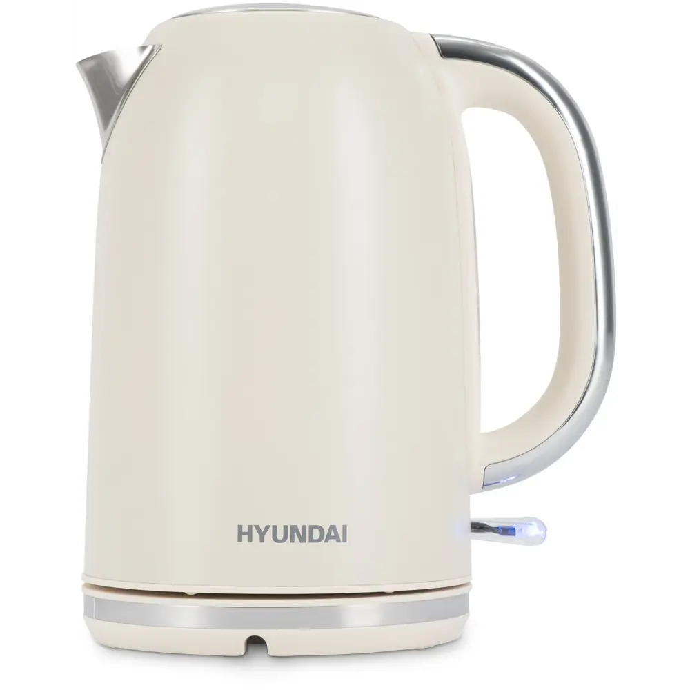 Фото 6 Электрический чайник 1.7 л Hyundai HYK-S9900 металл цвет молочный Фото 6 Электрический чайник 1.7 л Hyundai HYK-S9900 металл цвет молочный