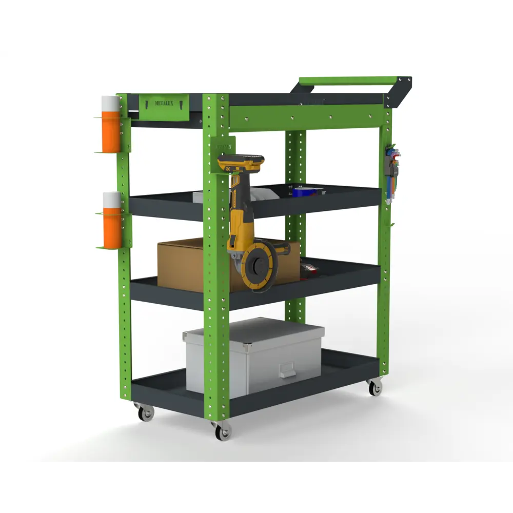 Фото 3 Тележка инструментальная Metalex 118650 Тип 1А 800х400х950 мм Фото 3 Тележка инструментальная Metalex 118650 Тип 1А 800х400х950 мм