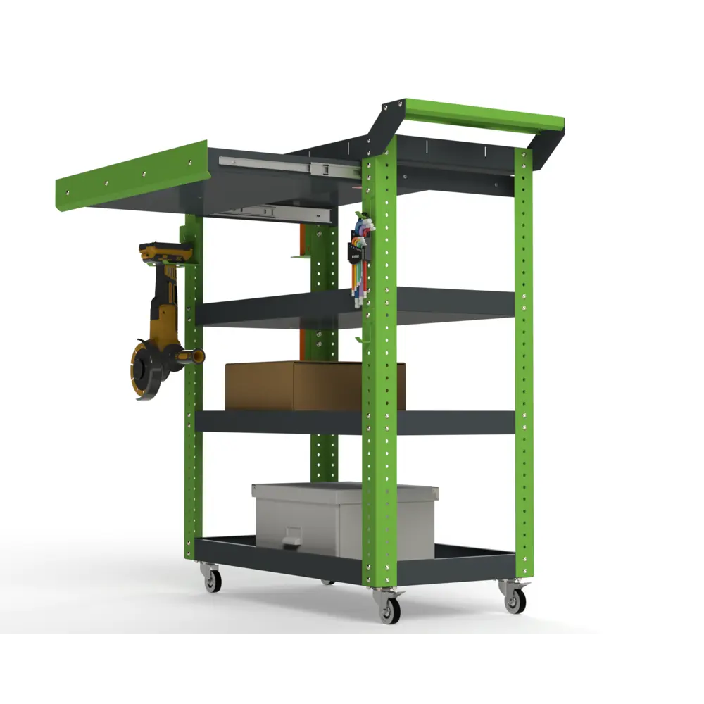Фото Тележка инструментальная Metalex 118652 Тип 1А 700х450х950 мм Фото Тележка инструментальная Metalex 118652 Тип 1А 700х450х950 мм
