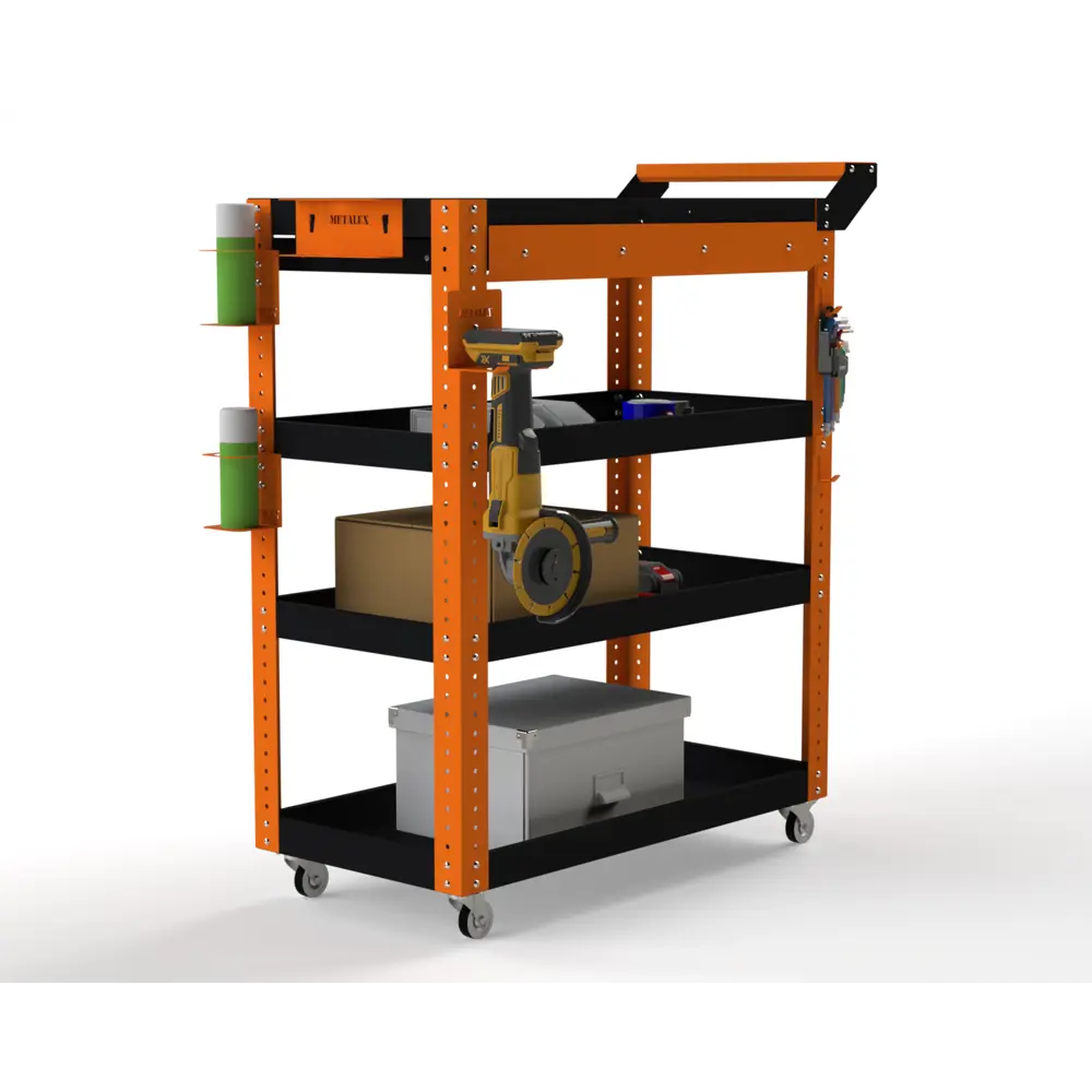 Фото 3 Тележка инструментальная Metalex 118659 Тип 1А 800х450х950 мм Фото 3 Тележка инструментальная Metalex 118659 Тип 1А 800х450х950 мм