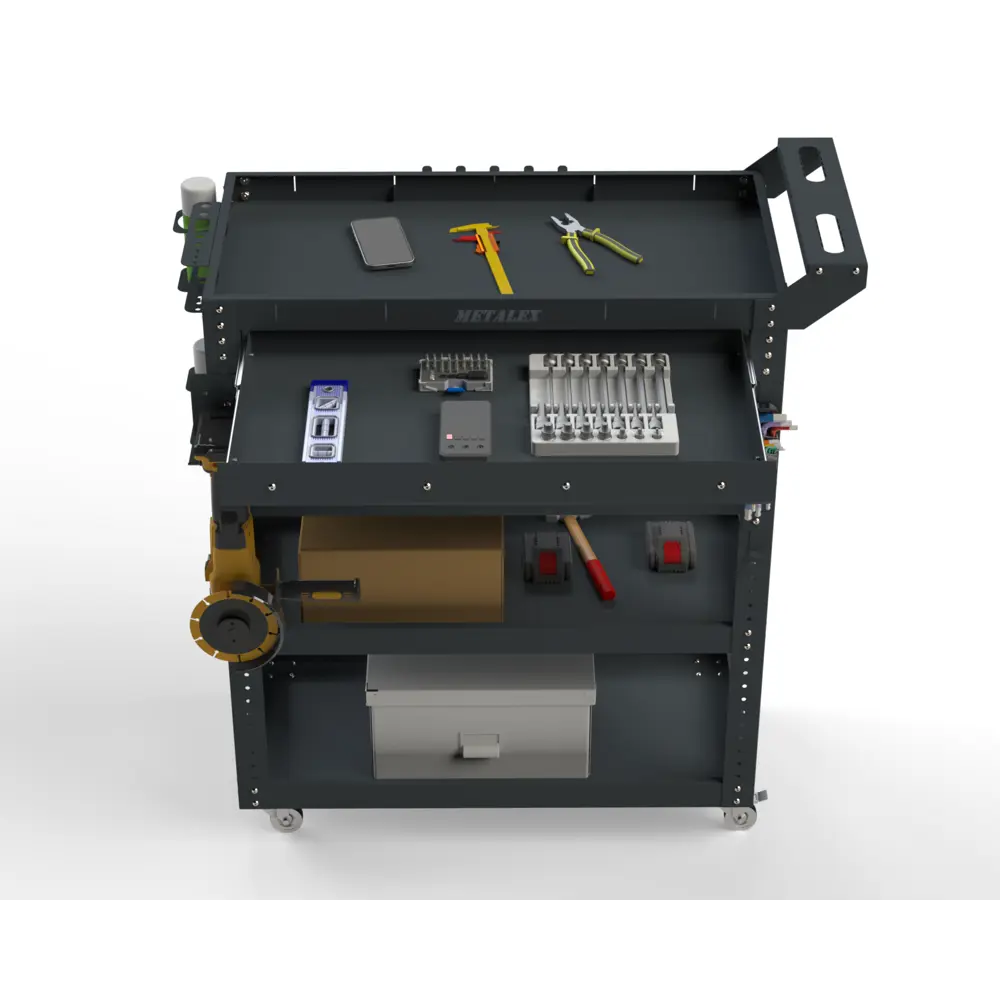 Фото 4 Тележка инструментальная Metalex 118662 Тип 1А 800х400х950 мм Фото 4 Тележка инструментальная Metalex 118662 Тип 1А 800х400х950 мм