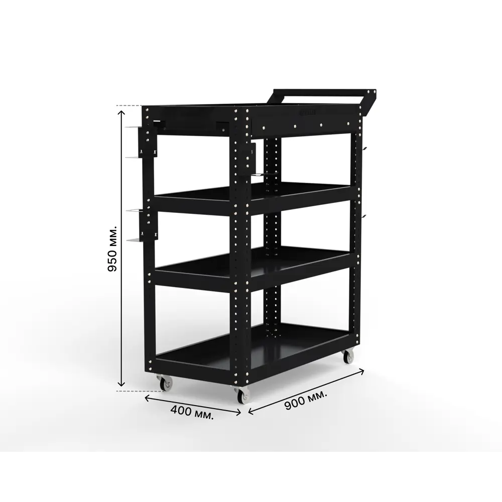 Фото 2 Тележка инструментальная Metalex 118671 Тип 1А 800х450х950 мм Фото 2 Тележка инструментальная Metalex 118671 Тип 1А 800х450х950 мм