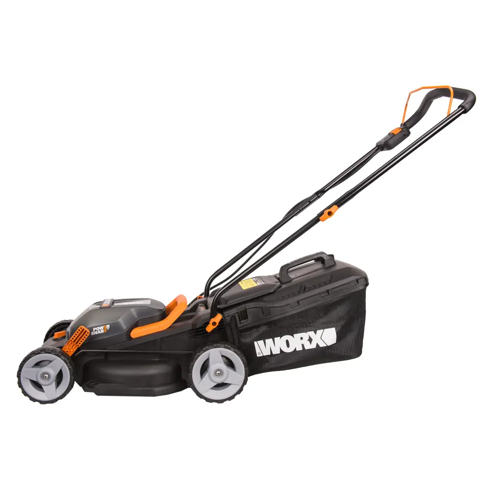 Фото 9 Газонокосилка аккумуляторная Worx WP770E 40 В 34 см 2x2.5 Ач АКБ и ЗУ входит в комплект Фото 9 Газонокосилка аккумуляторная Worx WP770E 40 В 34 см 2x2.5 Ач АКБ и ЗУ входит в комплект