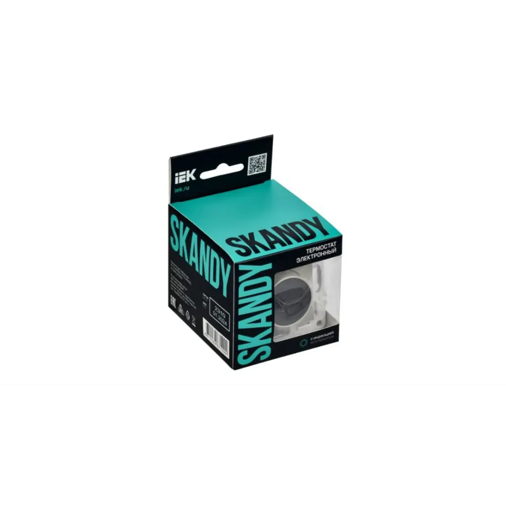 Фото 6 Терморегулятор для теплого пола Iek электронный цвет бежевый