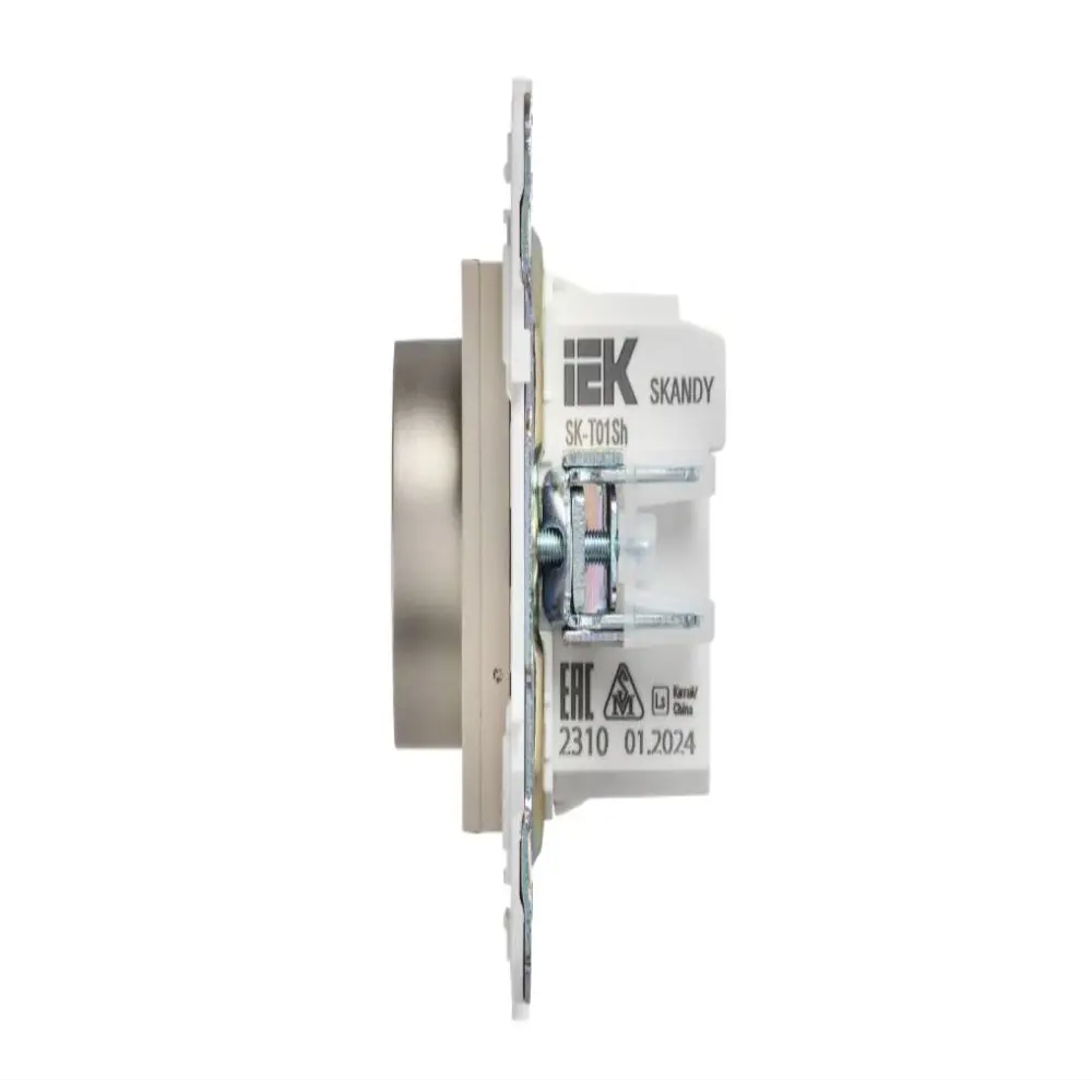 Фото 6 Терморегулятор для теплого пола Iek электронный цвет шампань SK-RT11-K37 Фото 6 Терморегулятор для теплого пола Iek электронный цвет шампань SK-RT11-K37