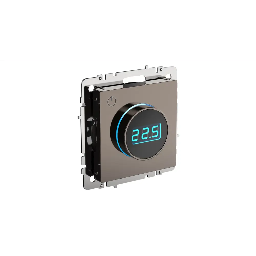 Фото Терморегулятор для теплого пола Iek электронный цвет бронза