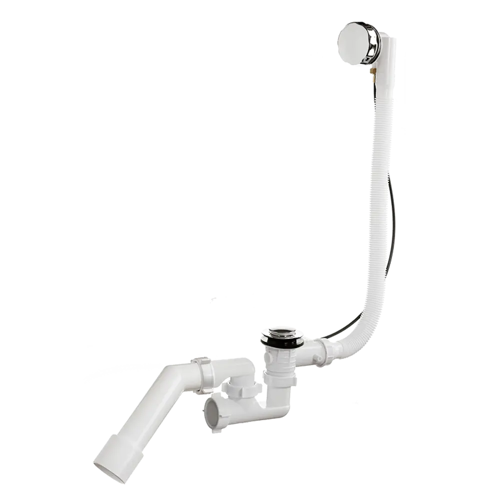 Фото Сифон для ванны Orio D40 мм белый А-27087