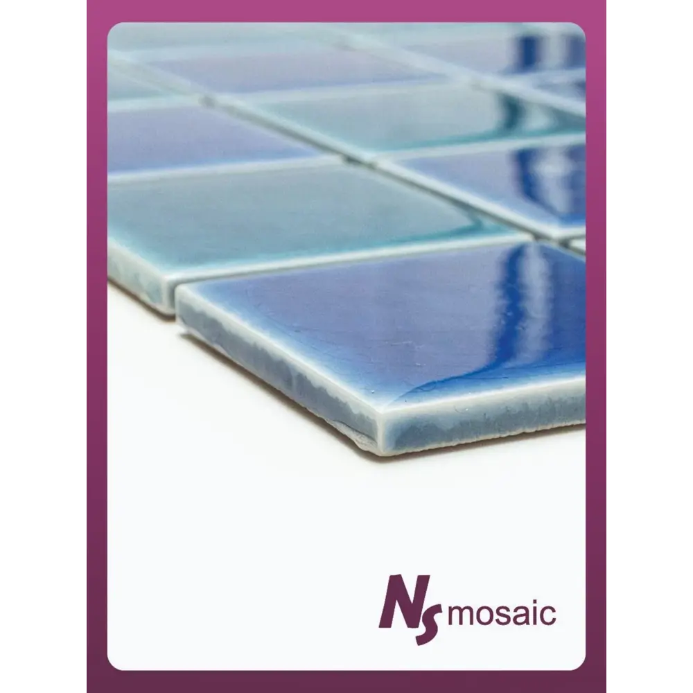 Фото 4 Декоративная мозаика Nsmosaic Pw4848-17 NS08PL0015nsk 30.6x30.6см цвет Синий Фото 4 Декоративная мозаика Nsmosaic Pw4848-17 NS08PL0015nsk 30.6x30.6см цвет Синий