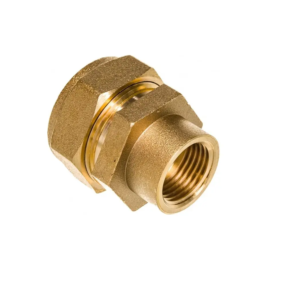 Фото 3 Муфта комбинированная Stahlmann 1/2"x20 мм ВР латунь 5 шт Фото 3 Муфта комбинированная Stahlmann 1/2"x20 мм ВР латунь 5 шт