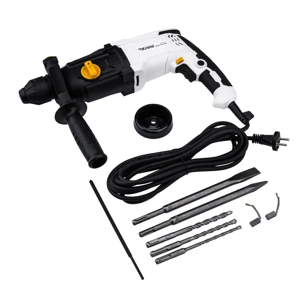 Фото 4 Перфоратор сетевой SDS Plus Kranz KR-PT-110, 1050 Вт, 3.2 Дж Фото 4 Перфоратор сетевой SDS Plus Kranz KR-PT-110, 1050 Вт, 3.2 Дж