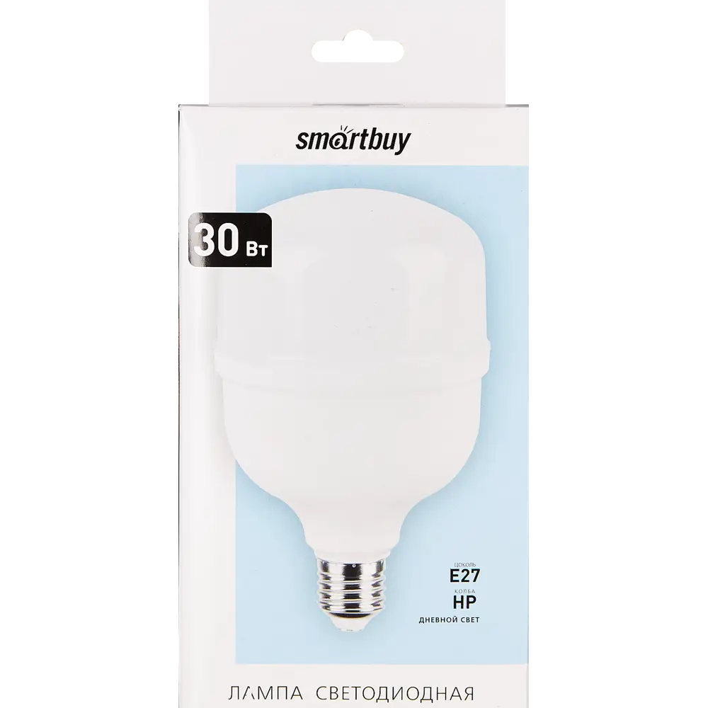 Фото 4 Лампа светодиодная Smartbuy E27 240 В 30 Вт цилиндр 4000 К нейтральный белый свет Фото 4 Лампа светодиодная Smartbuy E27 240 В 30 Вт цилиндр 4000 К нейтральный белый свет
