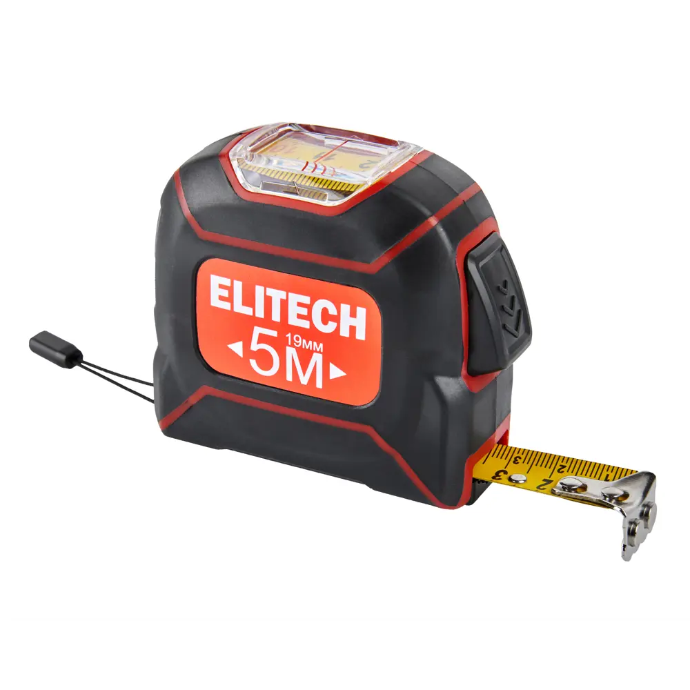 Фото Рулетка Elitech 211370 с магнитным наконечником 5 м x 19 мм Фото Рулетка Elitech 211370 с магнитным наконечником 5 м x 19 мм