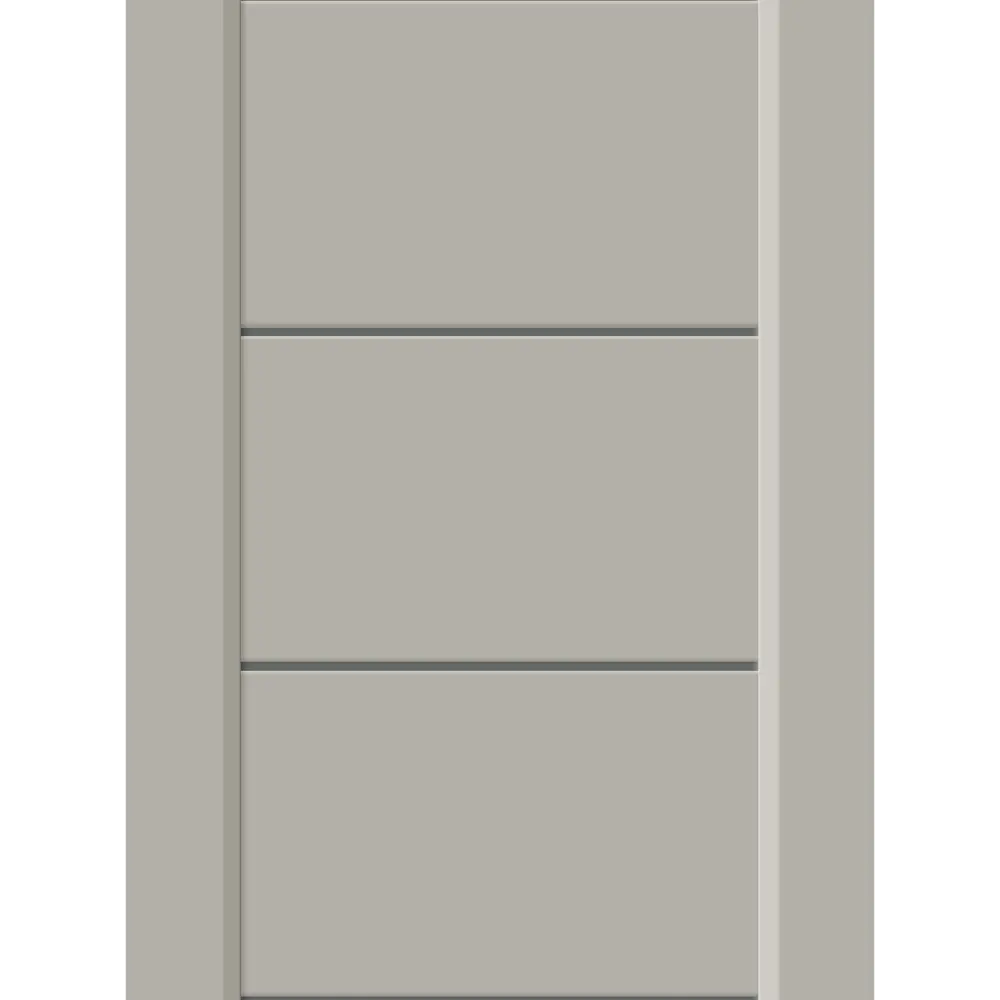 Фото 4 Комплект межкомнатной двери Velldoris Style 1 остеклённая Мателюкс 200x70см ПВХ цвет бежевый агат с коробом и наличниками Фото 4 Комплект межкомнатной двери Velldoris Style 1 остеклённая Мателюкс 200x70см ПВХ цвет бежевый агат с коробом и наличниками