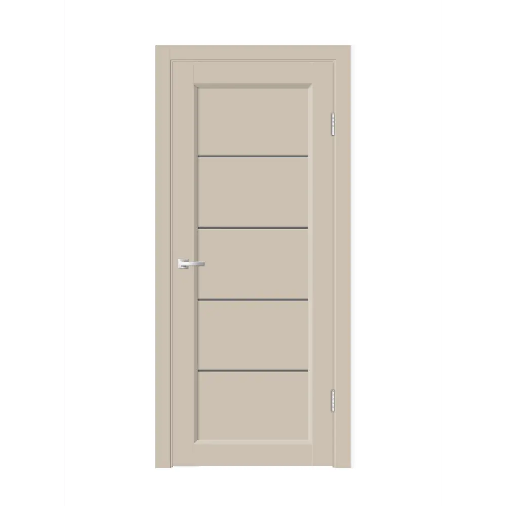 Фото 3 Комплект межкомнатной двери Velldoris Style 1 остеклённая Мателюкс 200x60см ПВХ цвет кварцит с коробом и наличниками Фото 3 Комплект межкомнатной двери Velldoris Style 1 остеклённая Мателюкс 200x60см ПВХ цвет кварцит с коробом и наличниками
