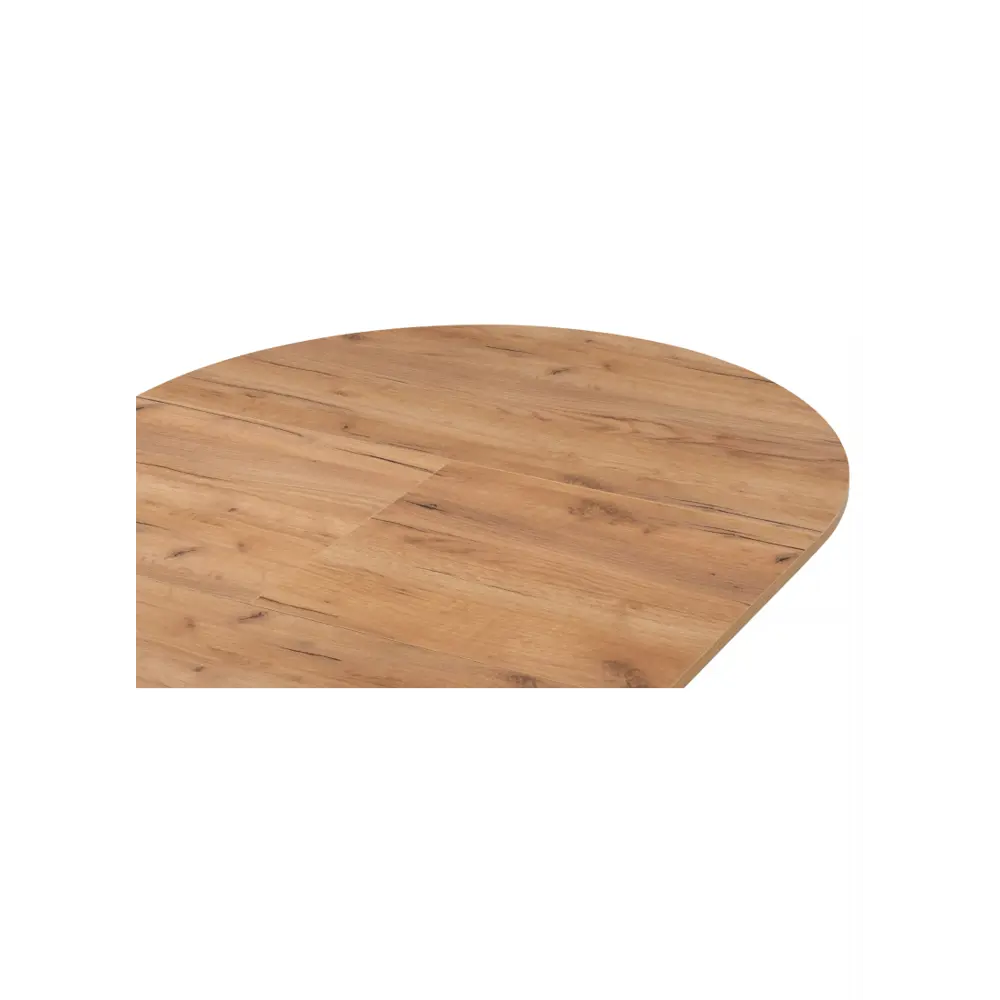 Фото 6 Стол круглый Woodville 615161 90x90 см лдсп цвет дуб крафт золотой / черный матовый Фото 6 Стол круглый Woodville 615161 90x90 см лдсп цвет дуб крафт золотой / черный матовый