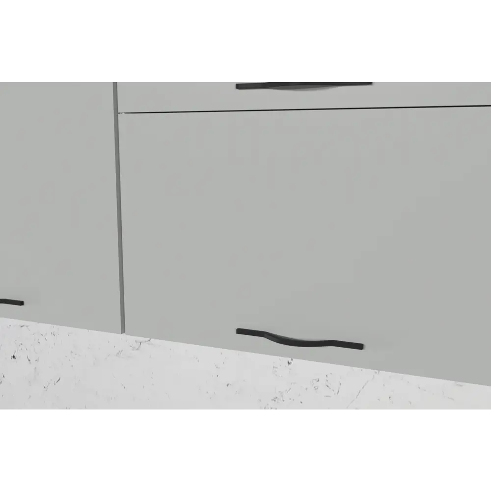 Фото 8 Кухонный гарнитур Gerda Прайм/шелли Шелли прайм 200x217x60 см ЛДСП цвет серый Фото 8 Кухонный гарнитур Gerda Прайм/шелли Шелли прайм 200x217x60 см ЛДСП цвет серый