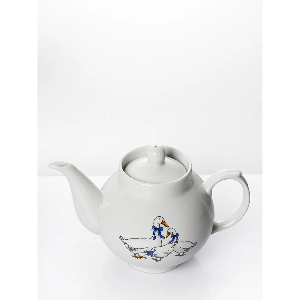 Фото 3 Чайник заварочный фарфоровый объем 700 мл. Дулево ф.Рубин Гуси новые Фото 3 Чайник заварочный фарфоровый объем 700 мл. Дулево ф.Рубин Гуси новые