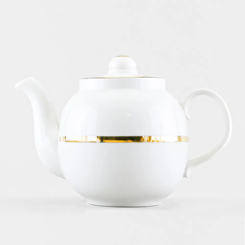 Фото Чайник заварочный фарфоровый 700 мл. Дулево ф.Янтарь Монреаль Фото Чайник заварочный фарфоровый 700 мл. Дулево ф.Янтарь Монреаль