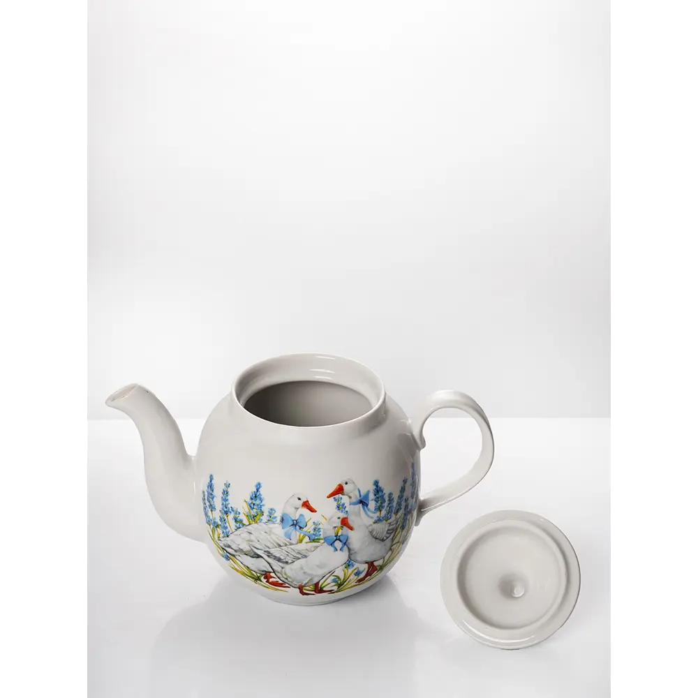 Фото 5 Чайник заварочный фарфоровый объем 700 мл. Дулевский фарфоровый завод ф. Янтарь Гуси Фото 5 Чайник заварочный фарфоровый объем 700 мл. Дулевский фарфоровый завод ф. Янтарь Гуси