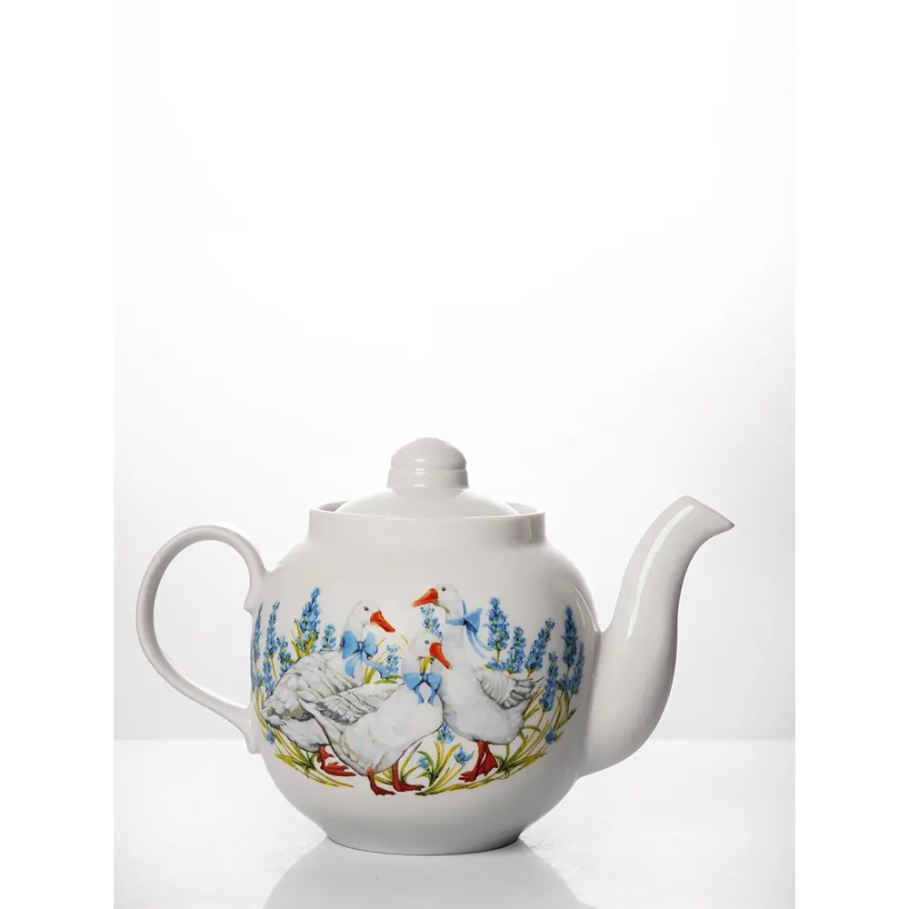 Фото 2 Чайник заварочный фарфоровый объем 700 мл. Дулевский фарфоровый завод ф. Янтарь Гуси Фото 2 Чайник заварочный фарфоровый объем 700 мл. Дулевский фарфоровый завод ф. Янтарь Гуси