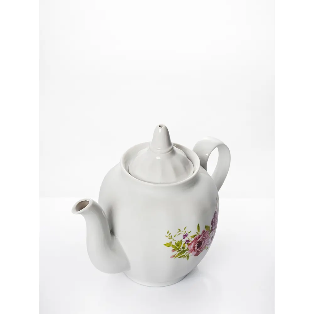 Фото 4 Чайник заварочный фарфоровый 900 мл. Дулево ф.Гранатовый Оливия Фото 4 Чайник заварочный фарфоровый 900 мл. Дулево ф.Гранатовый Оливия