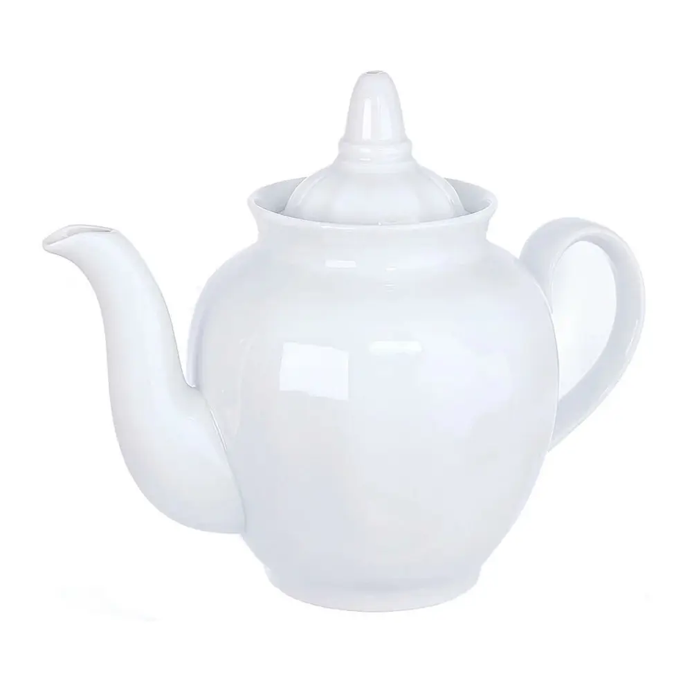 Фото Чайник заварочный фарфоровый объем 900 мл. Дулевский фарфоровый завод ф. Гранатовый Белый Фото Чайник заварочный фарфоровый объем 900 мл. Дулевский фарфоровый завод ф. Гранатовый Белый