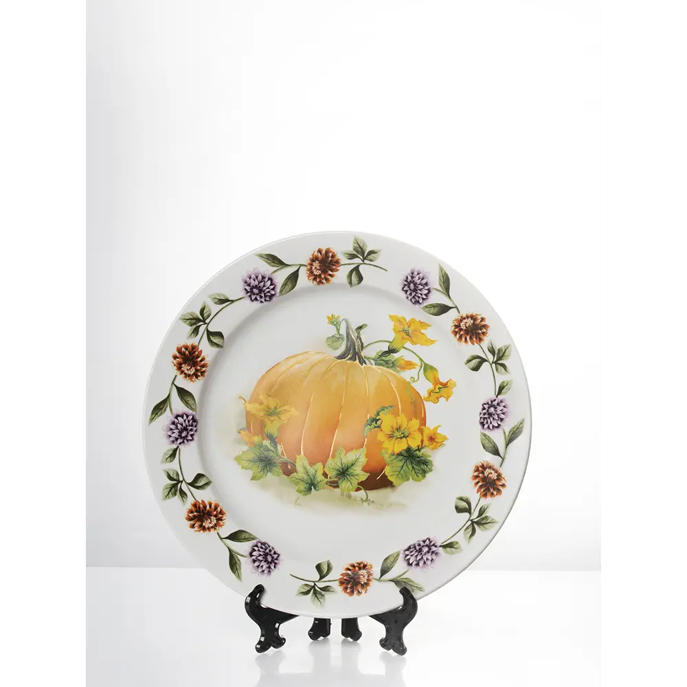 Фото 2 Набор тарелок 24 см Дулёвский фарфоровый завод 122982/4 Фарфор цвет белый Фото 2 Набор тарелок 24 см Дулёвский фарфоровый завод 122982/4 Фарфор цвет белый