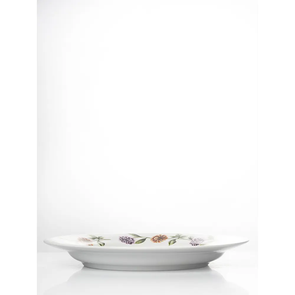 Фото 3 Набор тарелок 24 см Дулёвский фарфоровый завод 122982/4 Фарфор цвет белый Фото 3 Набор тарелок 24 см Дулёвский фарфоровый завод 122982/4 Фарфор цвет белый