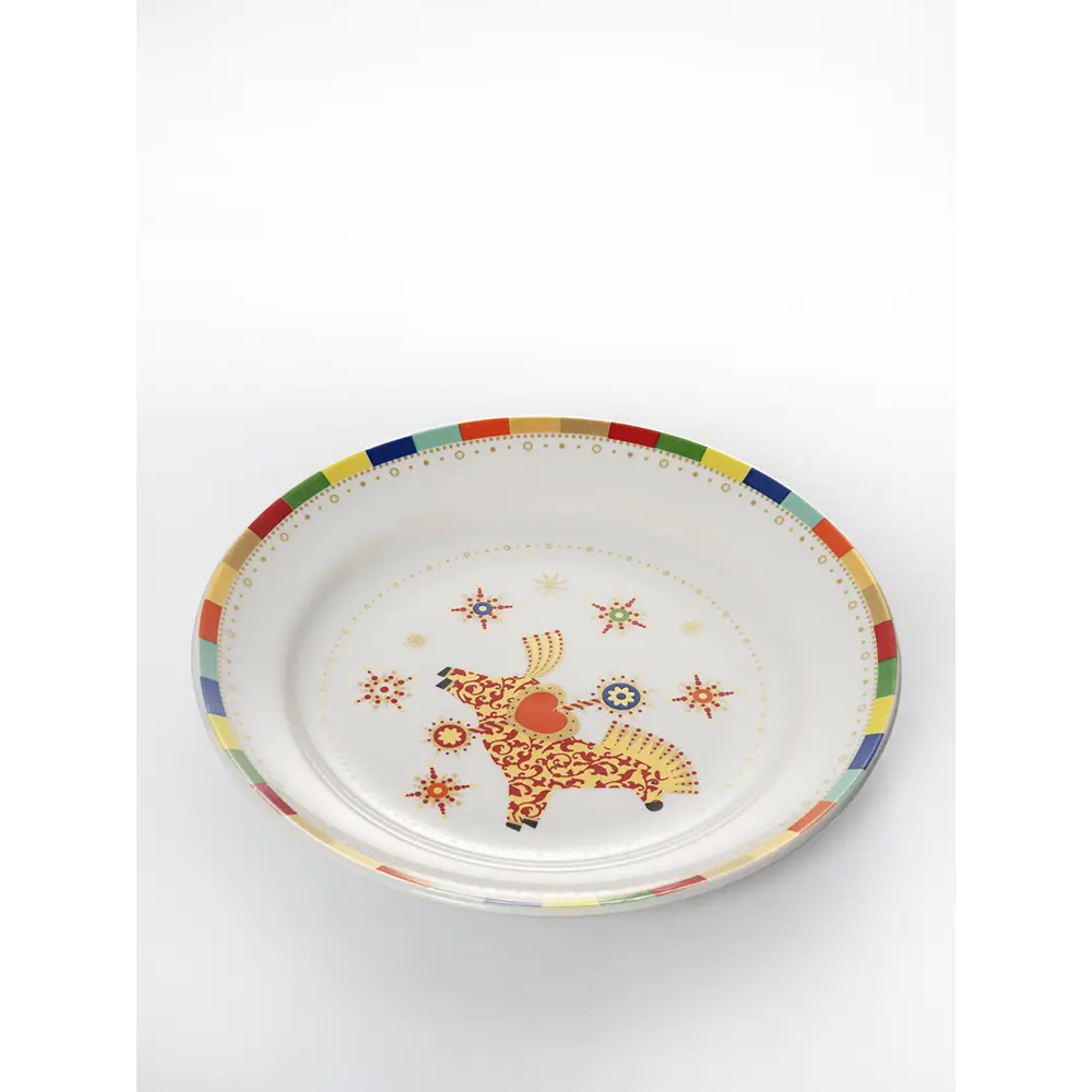 Фото 4 Набор тарелок 17.5 см Дулёвский фарфоровый завод 123722/4 Фарфор цвет белый