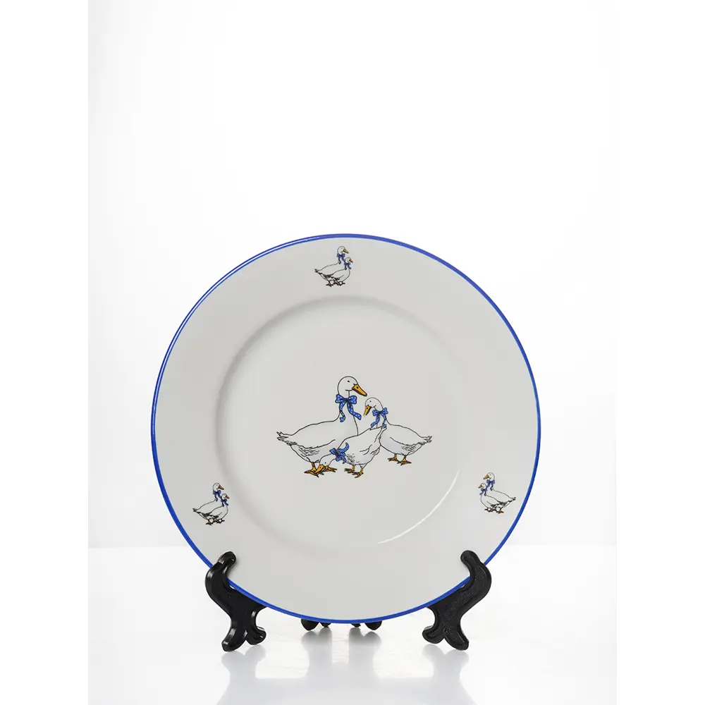 Фото 2 Набор тарелок 20 см Дулёвский фарфоровый завод 108652/4 Фарфор цвет белый Фото 2 Набор тарелок 20 см Дулёвский фарфоровый завод 108652/4 Фарфор цвет белый