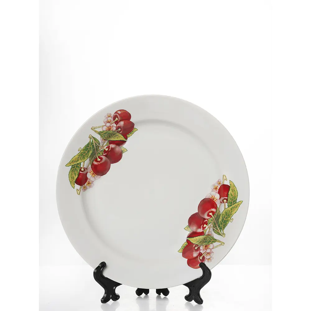 Фото 2 Набор тарелок 24 см Дулёвский фарфоровый завод 69502/4 Фарфор цвет белый