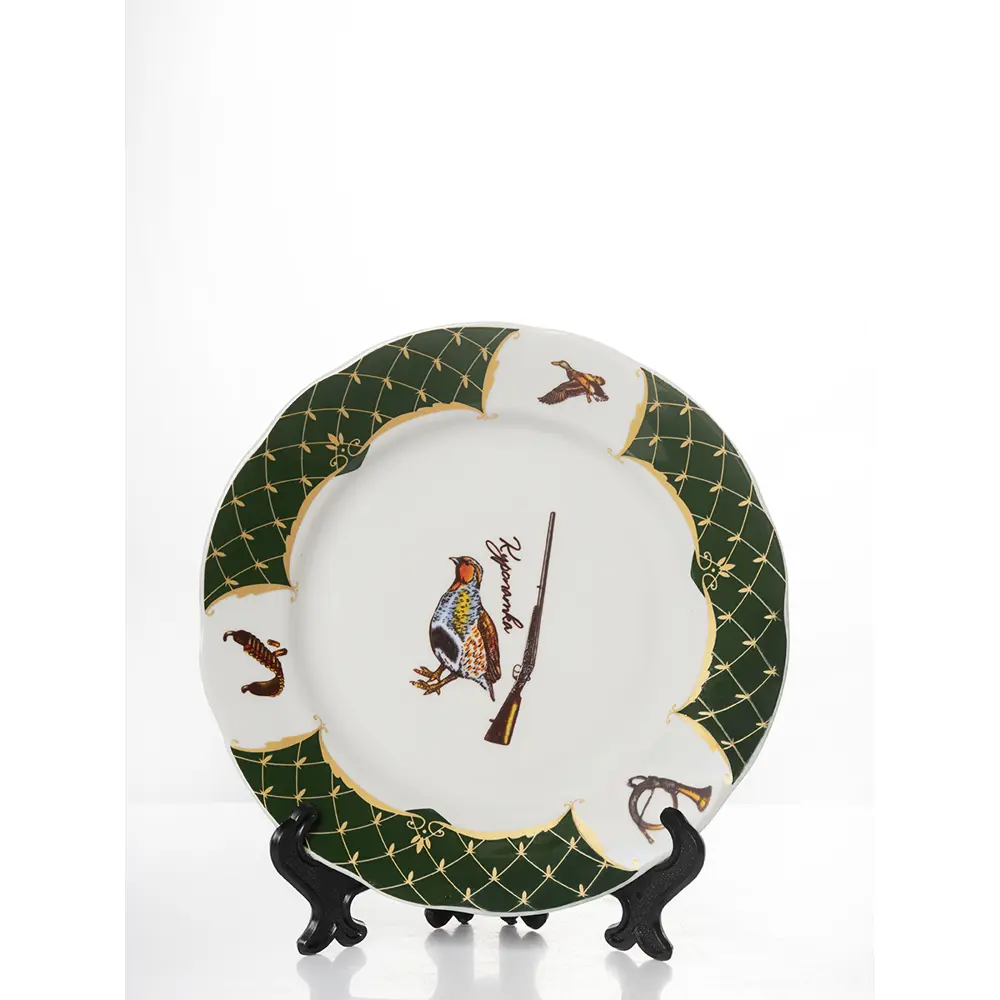 Фото 2 Набор тарелок 20 см Дулёвский фарфоровый завод 121472/4 Фарфор цвет белый Фото 2 Набор тарелок 20 см Дулёвский фарфоровый завод 121472/4 Фарфор цвет белый