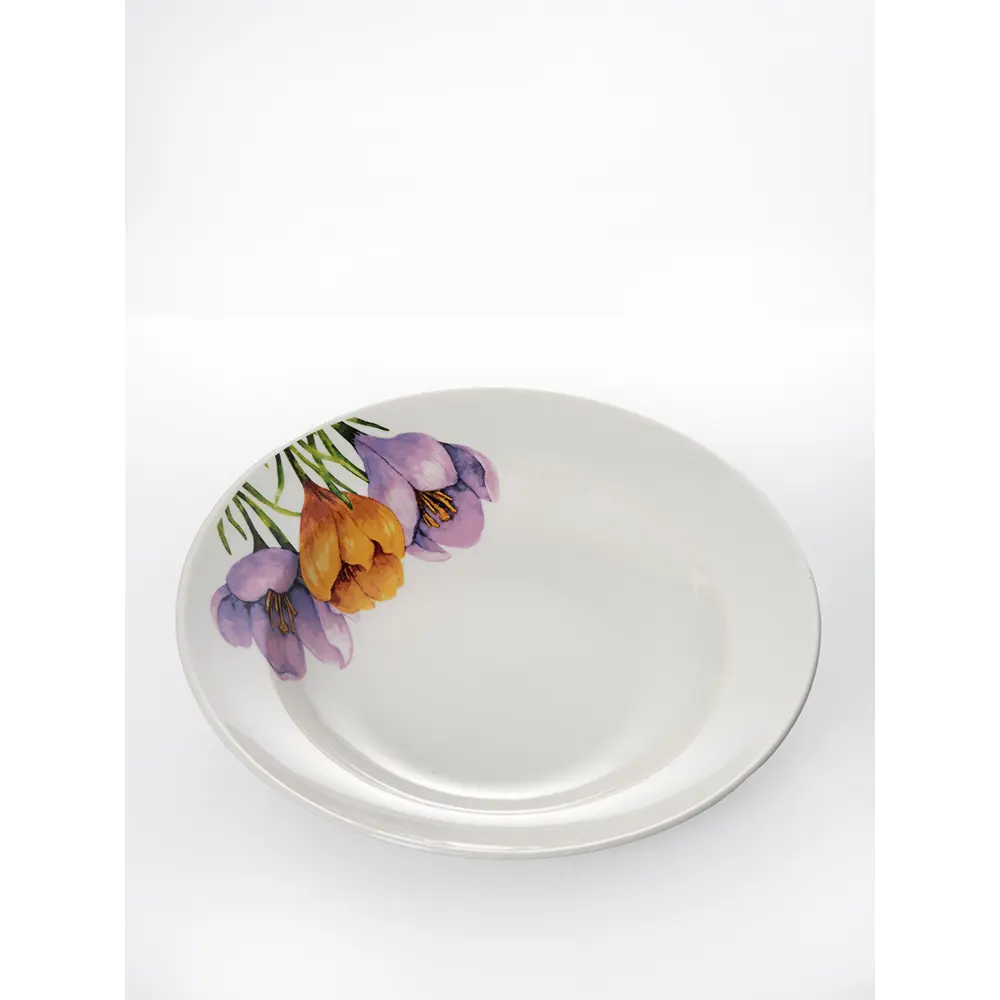 Фото 4 Набор тарелок 20 см Дулёвский фарфоровый завод 111412/4 Фарфор цвет белый